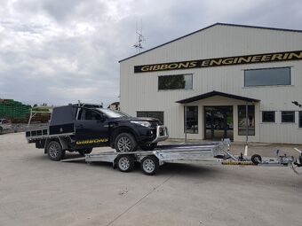 Tandem Axle Car Transport Trailer