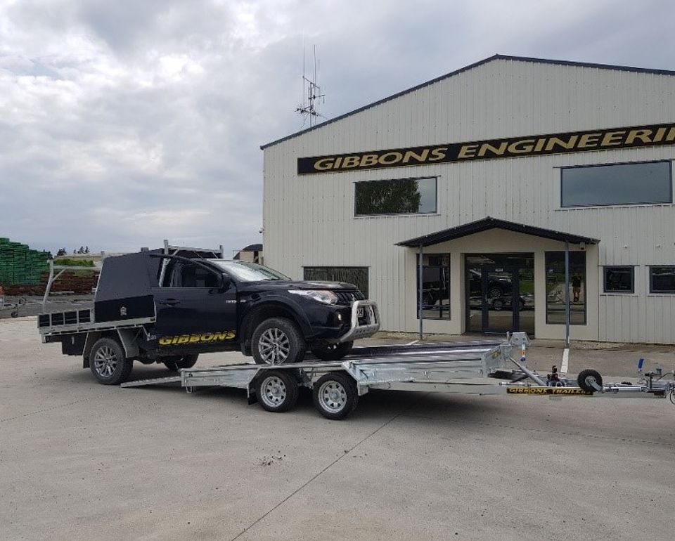 Tandem Axle Car Transport Trailer