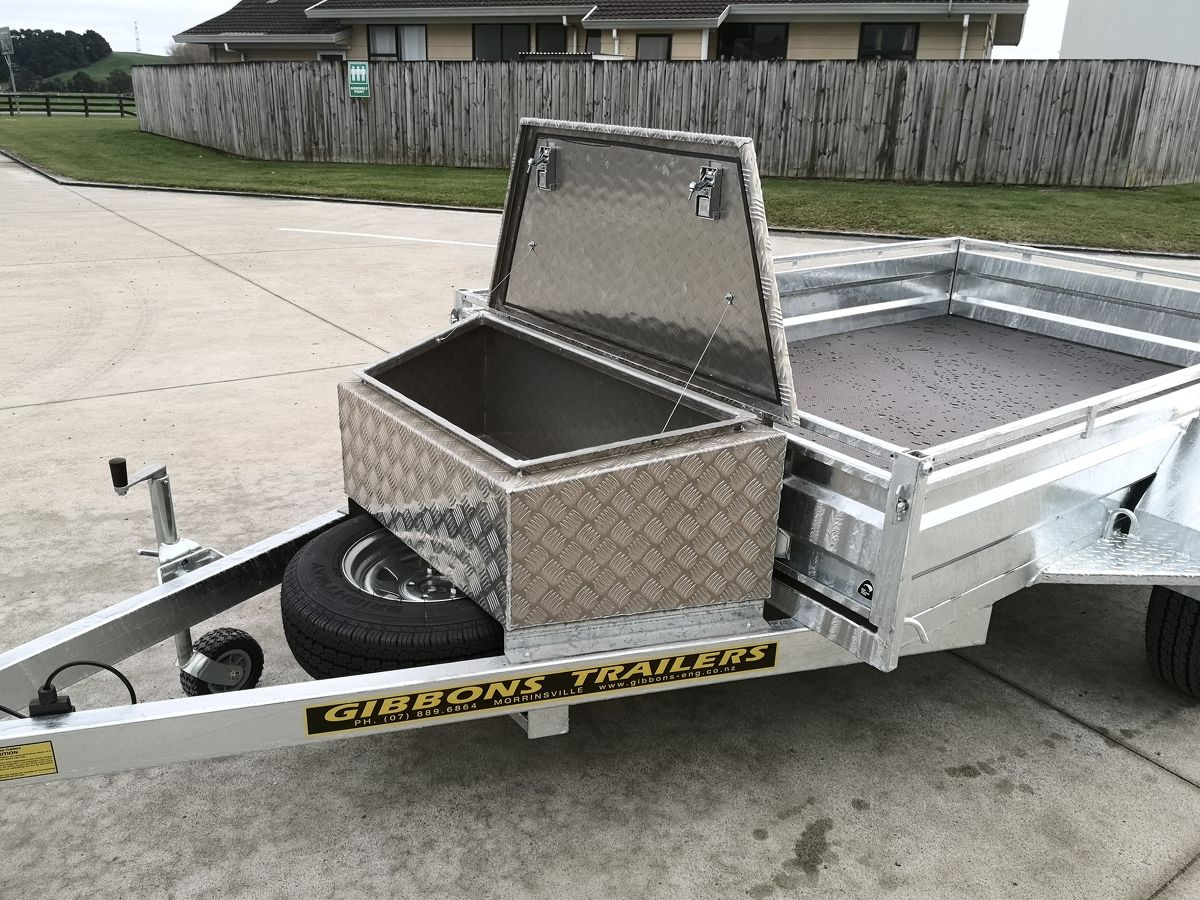 Single Axle Car Trailer Trailers for Sale Gibbons Engineering NZ